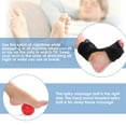thumbnail image 5 of Knifun Plantar Fasciitis Foot Splint, Night Dorsal Splint Foot Support Arch Orthotic Brace with Spiky Massage Ball for Drop Foot, Achilles Tendinitis, Heel Spurs, Heel, 5 of 8