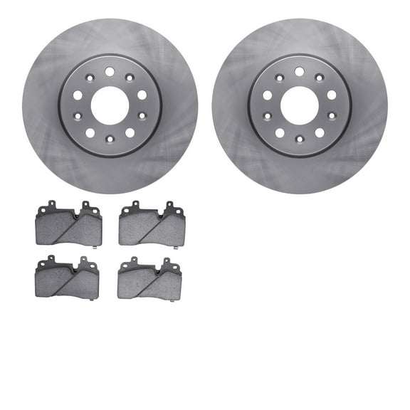 Dynamic Friction Company Front Brake Rotors with 5000 Advanced Brake Pads 6502-46000