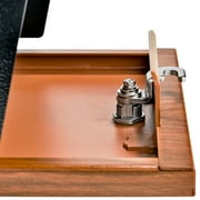 Mail Boss Curbside 7510 Mail Manager Locking Security Mailbox, Black with Wood Grain Powder Coat