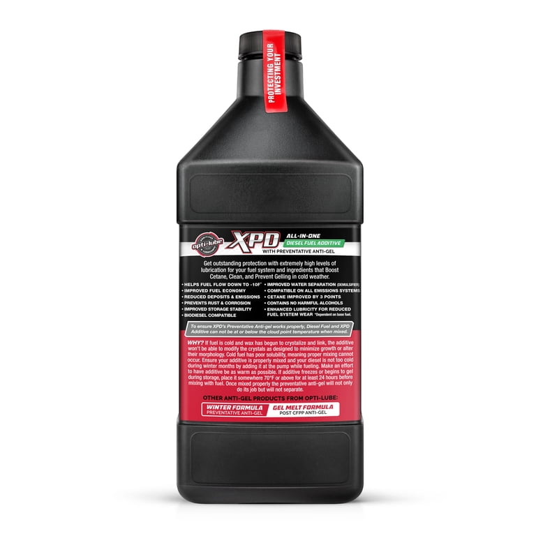 Opti-Lube XPD Formula Diesel Fuel Additive: Quarts (1 Quart (Treats 128 Gallons)) Opti-Lube XPD Formula Diesel Fuel Additive: Quarts (1 Quart (Treats 128 Gallons))