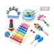 thumbnail image 1 of Juguetes de instrumentos musicales para niños, juego de instrumentos de percusión de madera, juguetes para bebés, regalo para niños pequeños, niños en edad preescolar, juego de 9 piezas, 1 of 5