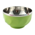 thumbnail image 2 of Kids Insulated Double Layer Bowl | Stainless Steel Sammy Bowl for Children | Colorful Soup & Rice Bowl | Temperature Control for Hot & Cold Foods | 6.38x6.38x3.35in, 2 of 6