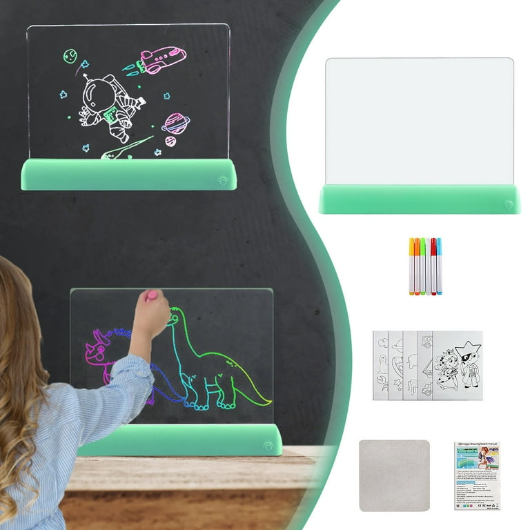Magnetic Drawing Board Erasable for Kids - Colorful Magna Doodle Drawing  Board Toys - Gifts for Toddlers Kids Writing Sketching Pad - Travel Size 