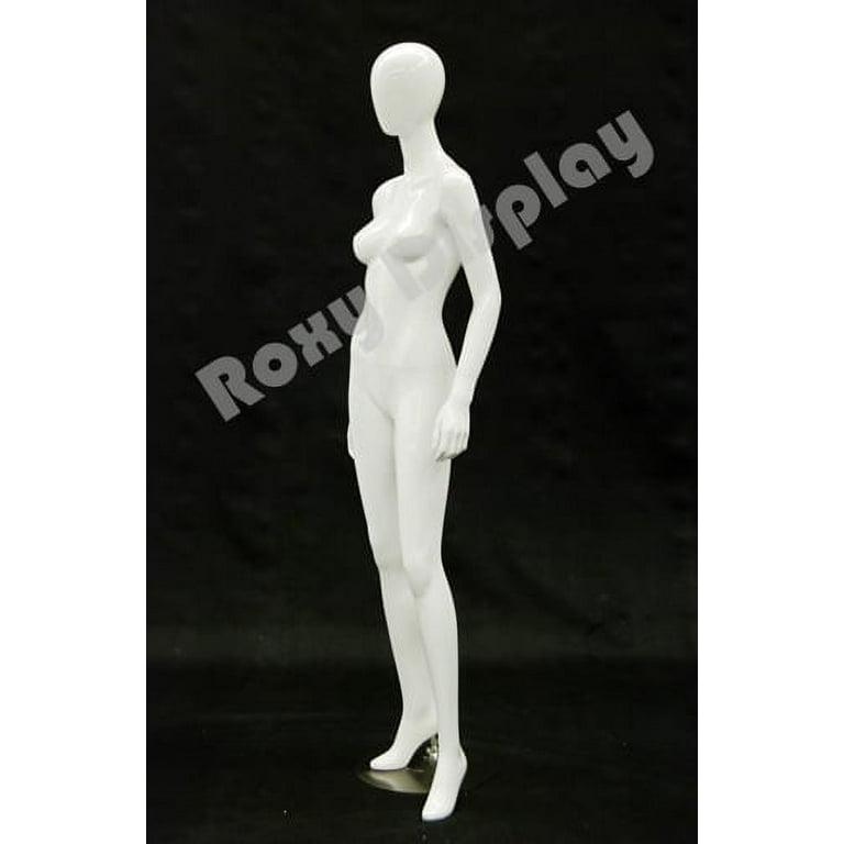 Male Egghead Torso Mannequin with Removable Arms