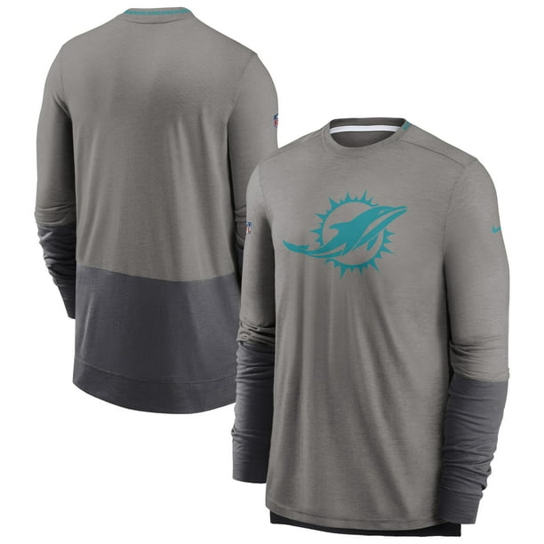 الجوف الان Nike Miami Dolphins Logo Long Sleeve T-Shirt D.Grey ريد هوت
