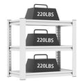 thumbnail image 3 of Adjustable 3-Tier Metal Fish Tank Stand 20-30 Gallon 31.5"L x 18"W x 34"H Heavy Duty Rack Shelf for Home Office Aquarium Accessories Storage, 3 of 7