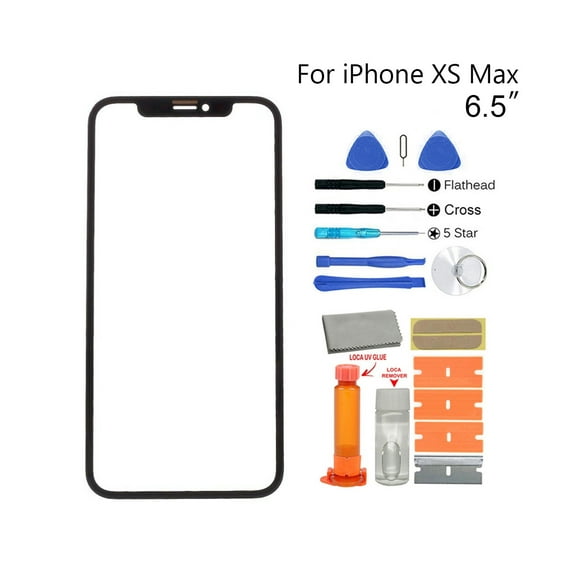 Front Glass Touch Screen Replacement Kit for iPhone X/XR/XS/XS MAX/11/11 PRO- for iPhone XS Max