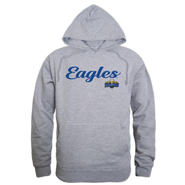 W Republic 558-134-HGY-01 Morehead State University Script Hoodie, Heather Grey - Small