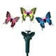 Solar Lamp Rotating Butterfly Solar Powered Garden Landscape Rotating Colorful Dust-to-dawn Garden Decor Lamps