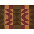 thumbnail image 1 of Ahgly Company Machine Washable Indoor Rectangle Transitional Sedona Brown Area Rugs, 8' x 12', 1 of 7
