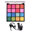 thumbnail image 1 of Paleta de sombras de ojos de 16 colores mate + 1 juego de tarjeta de plantilla de delineador de ojos de gato Tmvgtek cuidado belleza, 1 of 9