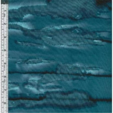 Textile Creations MB-026 Melting Pot Fabric, Blue Horizontal Stripe, 15 yd.