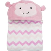 Lambs & Ivy Bedtime Originals Hooded Coral Fleece Blanket (Choose Your Character)