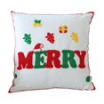 thumbnail image 2 of Ganfancp Christmas Pillowcase Alphabet Pillowcase Christmas Pillowcase Christmas Pillow Decoration Sofa Pillow Home Bed Pillow Ofertas Del Día Funda de Almohada X 1, 2 of 6