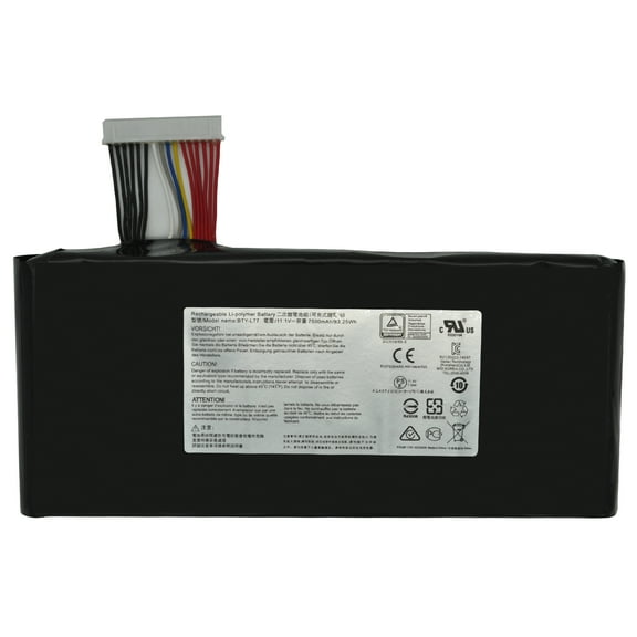 New BTY-L77 Laptop Battery Replacement for MSI GT72 2QD 2QE 2PE 6QE GT72S 6QF 6QD GT72VR 6RD GT80 2QE 2QD 2QC GT80S 6QE Dominator WT72 6QK 2OL MS-1781 MS-1783 2PE-022CN 2QD-1019XCN 11.1V 83.25Wh