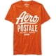thumbnail image 1 of Aeropostale - Camiseta con adornos de fieltro Aero Original para hombre, naranja, mediano Aeropostale Camiseta adornada, 1 of 1