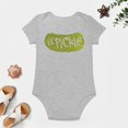 thumbnail image 4 of Lil Pickle Baby Bodysuit – Funny Unisex Romper for Newborn Boys Or Girls, Cute Gift Idea for Baby Shower Or Everyday Wear Gray-style 12months, 4 of 7