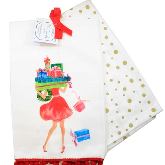 Decorative Towel Gifts For Everyone Glam Girl Diva Kitchen 100% Cotton Mx185352g
