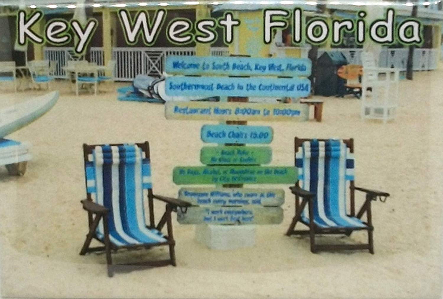 Key West Florida Signs Fridge