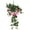 Pink, variant on Artificial Flowers Geranium Hanging Basket Plant for Home Floral Decor