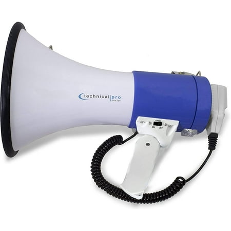 Technical Pro Megaphone With Siren and USB/SD Input