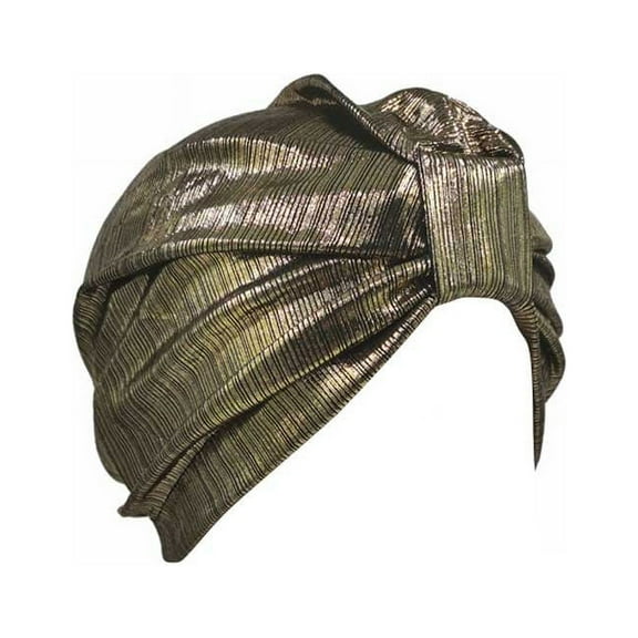 Yanyanz Handkerchiefs for Men, Head Hat Cap Ethnic Floral Hair Cover Wrap Turban Headwear Turban Cap, Women's Handkerchiefs Gold One Size