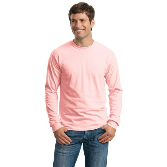 Gildan Men's 100 Percent Cotton Long Sleeve T-Shirt - G2400