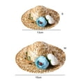 thumbnail image 5 of Pet Sun Hat High Durability Cute Appearance Eye-catching Floral Style Lovely Pet Cat Dog Woven Straw Hat Pet Supplies, 5 of 7