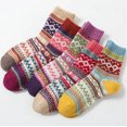 thumbnail image 6 of Winter Thick Warm Stripe Wool Socks Casual Sock Business Socks, 6 of 11