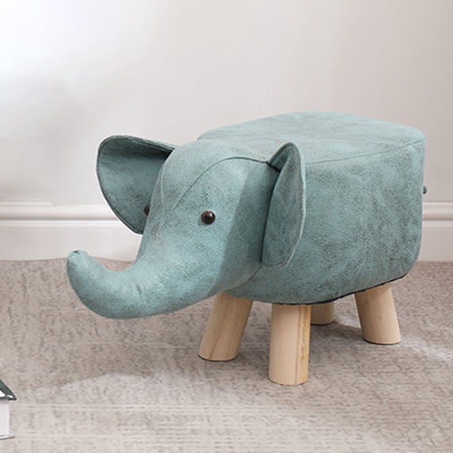Small Animal Footstools Multipurpose Cute Cartoon Animal Small Bench for Home Kindergarten