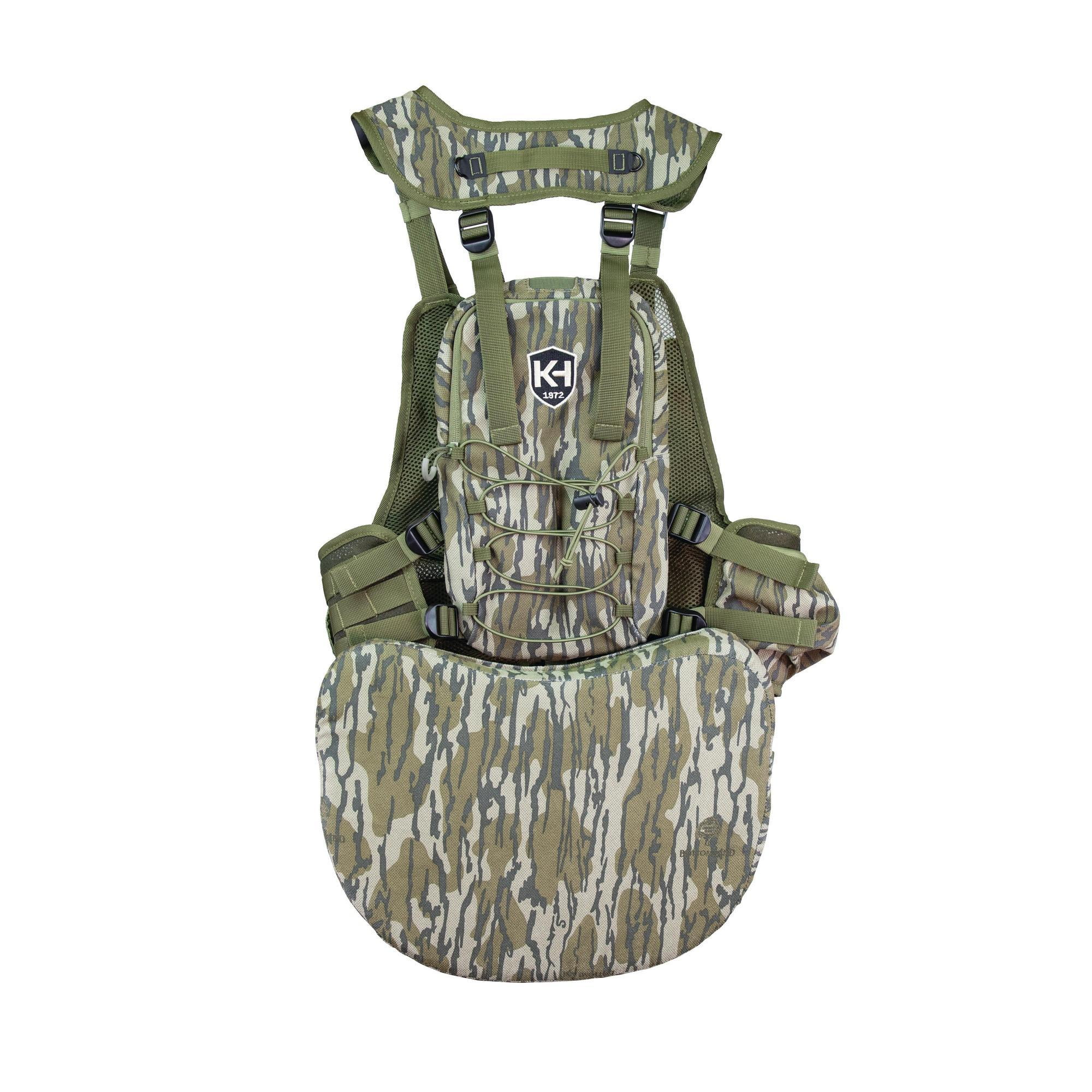 Knight & Hale Run N' Gun 200 Turkey Hunting Vest - Mossy Oak Original Bottomland
