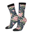 thumbnail image 1 of Balery Vintage Floral Calcetas Largas con Estampado para Hombre y Mujer – Suaves y Transpirables, Talla Única (US 5-11), 1 of 6