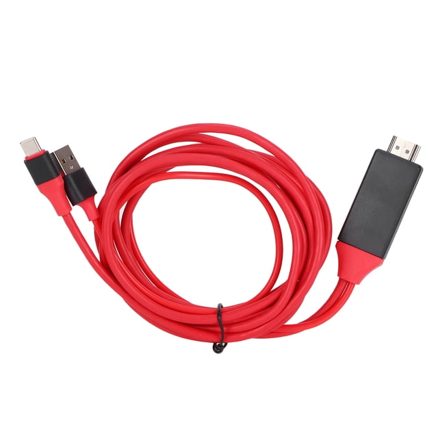 Adaptador 4K TypeC a HDMI, teléfono portátil para mostrar, convertidor adaptador de Cable de Audio y vídeo