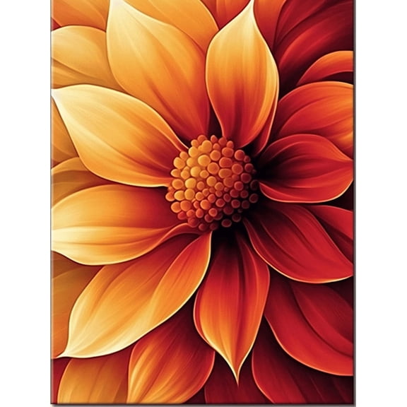 Abstract Floral Decor Painting/Canvas Print, Suitable for Decorating Living Room, Bedroom, Office, Dining Room, Kitchen, and Apartment Decor.