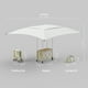thumbnail image 5 of Carrito utilitario ONEFOREST, carro plegable con toldo, carpa, color beige, 5 of 7