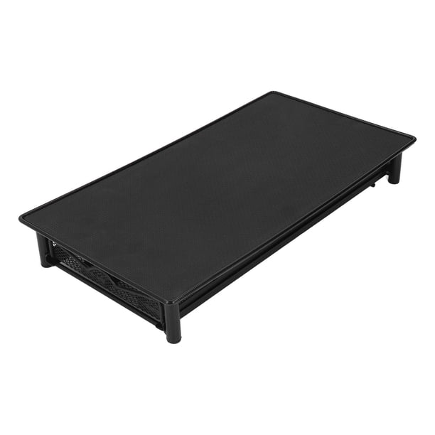 Soporte para cápsulas de café deslizante, resistente al agua, de hierro, para 40 cápsulas, color negro