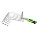 thumbnail image 1 of Rastrillo de mano para jardín, resistente, portátil, con mango ergonómico, herramienta para cultivar tierra, ideal para patios y jardines junto al Estilo A, 1 of 8