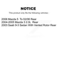 thumbnail image 2 of TEC Rear Ceramic Disc Brake Pads TEC-973 for Car Mazda 3 5 Saab 9-3, 2 of 10