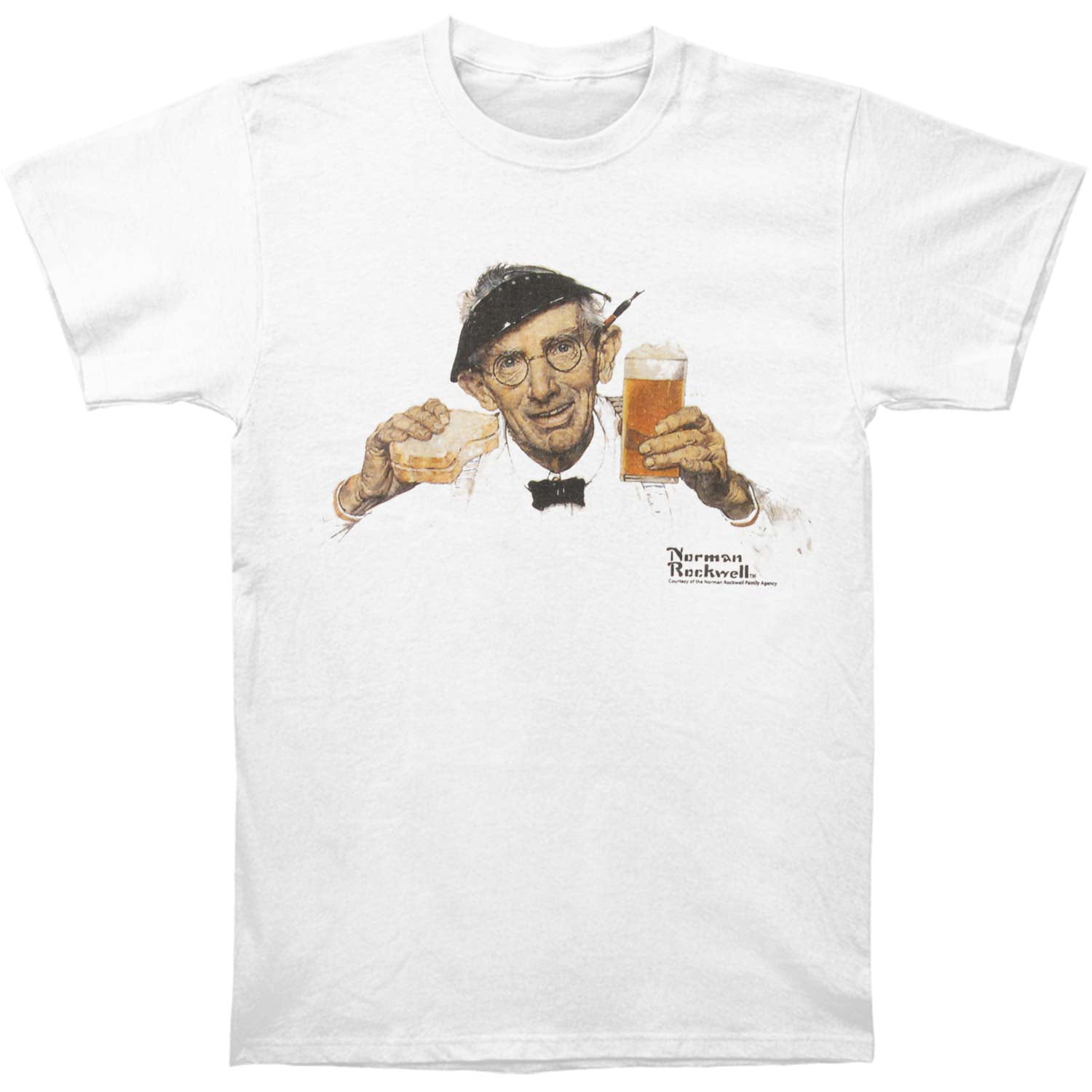 Norman Rockwell - Norman Rockwell Men's Drank T-shirt White - Walmart ...