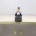 thumbnail image 4 of Adornos navideños de gnomos: bonitos adornos de resina para la decoración navideña, color marrón, 4 of 5