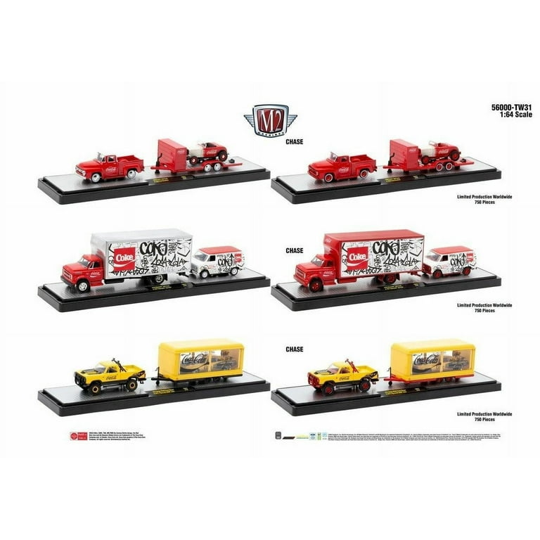 M2 Machines Coca-Cola Auto Haulers Series 56000-TW31 - 1970