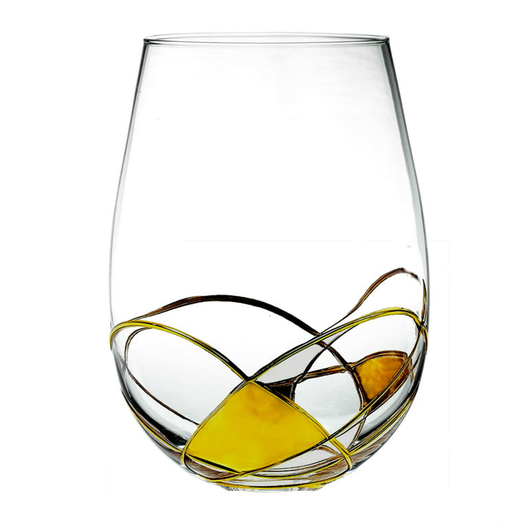 Stemless Wine Glass (set of 2) - Slow Burn Glass
