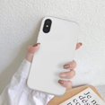 thumbnail image 2 of iPhone Xs Max Case with Screen Protector,Soft Liquid Silicone Gel Rubber Bumper Cover,Slim Fit Shockproof Protective Phone Case for iPhone Xs Max White, 2 of 8