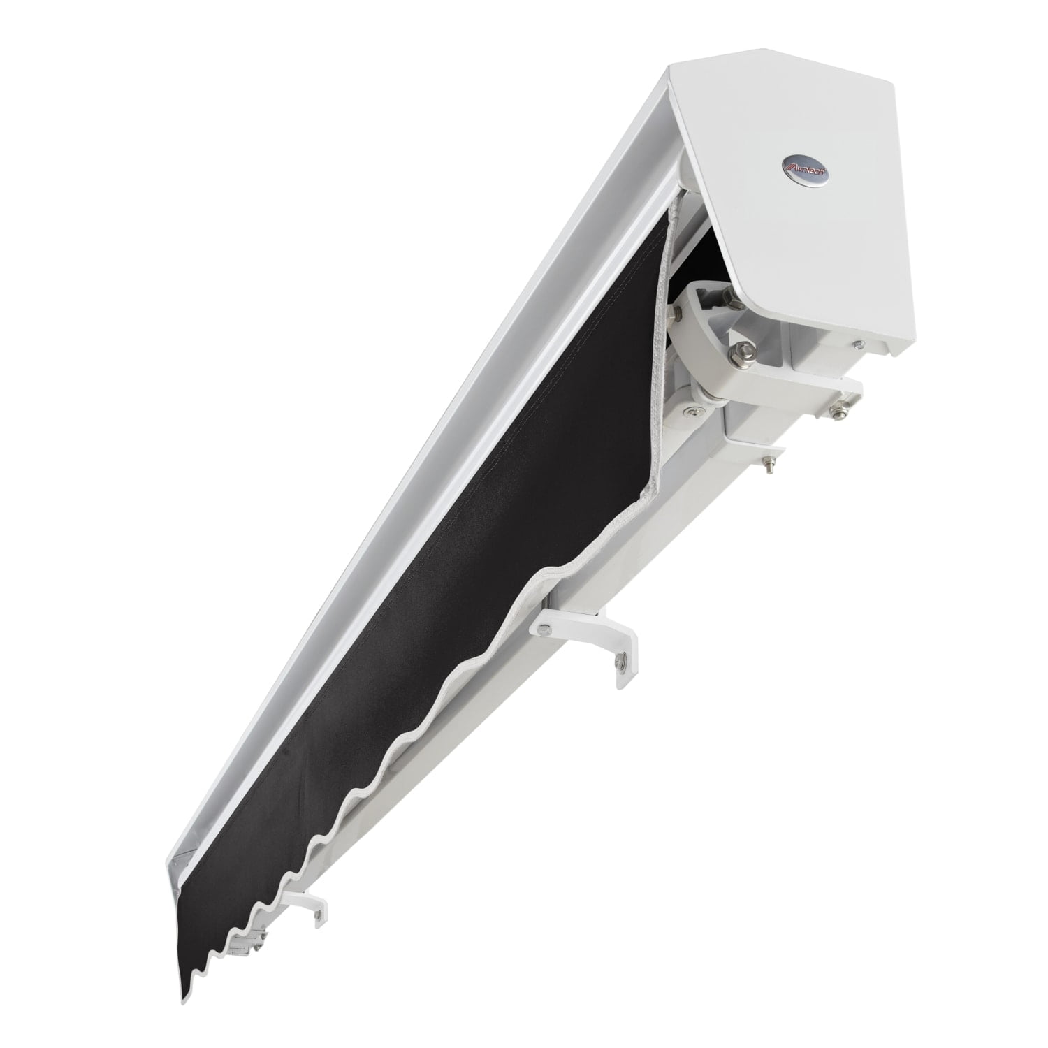 Awntech Destin with Hood Left Motor with Remote Motorized Retractable Awning