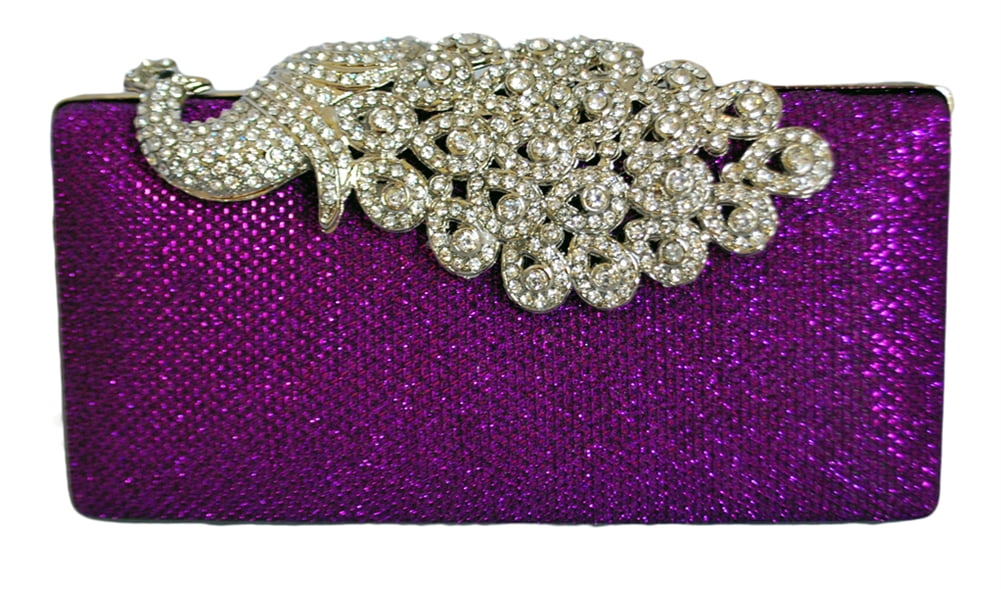 purple clutch bags for weddings