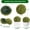 color: Pink | specs: 2pcs, diameter 42cm, variant on Artificial Boxwood Topiary Balls Set - Realistic Faux Greenery Spheres with Blooms - No Maintenance UV Protected Decor for Home Garden Patio
