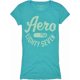 thumbnail image 1 of Aeropostale - Camiseta gráfica con estampado de pantalla Aero Ny para mujer, azul, talla mediana, 1 of 1