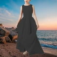 thumbnail image 6 of XXWXYD Girls Casual Sleeveless Flared A-Line Dress Solid Color Tight Fitting, Long Maxi Dresses for Kids Par𝗍y Outfit, Elegant Floor Length Dress Fashion Girls Clothing, 6 of 6