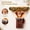 A, variant on Christmas Santa Wall Shelf, 3D Sculpted Chimney Floating Display Ledge & Holiday Home Decor for Living Room, Mantel & Seasonal Party