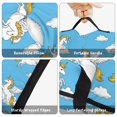 thumbnail image 6 of Unicorn and Cloud Blue Pattern Teens Toddler Nap Mat with Pillow, Sleeping Mat Bag for Preschool Daycare 51"x22", 6 of 6
